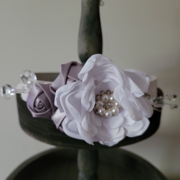 Dog Collar White Fun and Fancy Wedding Formal - Picture 7 of 8